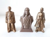 Lot 3 figurine KELLOGG&#039;S COLLECTOR BUSTS - LUCASFILM / STAR WARS