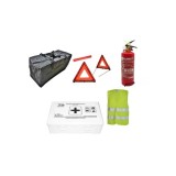 Kit siguranta auto complet trusa cutie alba 2 triunghiuri stingator vesta geanta