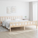 Cumpara ieftin Cadru de pat fără saltea, 200x200 cm, lemn masiv