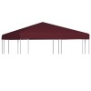 Gossi acoperis pentru pavilion, 310 g/m2, rosu bordo, 3 x 3 m