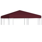 VidaXL Acoperiș pentru pavilion, 310 g/m&sup2;, roșu bordo, 3 x 3 m
