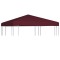 Gossi acoperis pentru pavilion, 310 g/m2, rosu bordo, 3 x 3 m