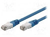 Cablu patch cord, Cat 5e, lungime 2m, F/UTP, Goobay - 73123 foto