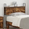 VidaXL Tăblie de depozitare Stejar afumat 80 cm Lemn compozit