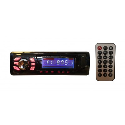 Radio MP3 Player Auto , Putere 4 x 50 W , Bluetooth , Telecomanda , USB , AUX , SD Card ,Negru foto