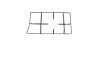 Gratar emailat ochi plita dreapta Hotpoint Ariston 9yps/pc/pcn C00303495