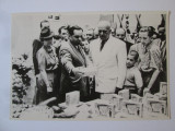 Foto originală 175x118 mm propaganda comunistă:Petru Groza,prim ministru anii 50