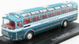 Macheta metalica Van Hool 306 Autobus 1958 1:72 albastru doua tonuri (cutie deteriorata)