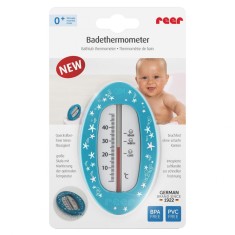 Termometru de baie si camera, fara mercur, albastru, Reer 24113 Children SafetyCare foto