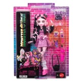 Papusa cu animal de companie, Monster High, Draculaura Refresh, JHK29