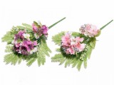 Cumpara ieftin Set 2 flori artificiale Hortensii si Feriga 34 cm