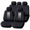 Huse universale pentru scaune auto 9 piese, model universal, Negru