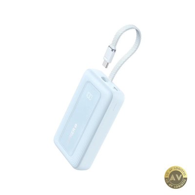 Baterie Externa Anker Zolo 10000mAh 30W QC + PD 1 x USB-A - 2 x USB-C Albastra A1688031 foto