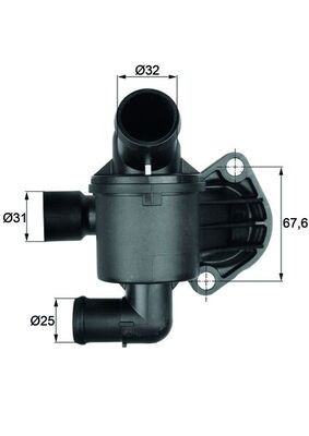 MAHLE TI 35 87 termostat,lichid racire