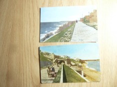2 Ilustrate Eforie Faleza 1953 si 1958 ,timbru fix 40 bani foto