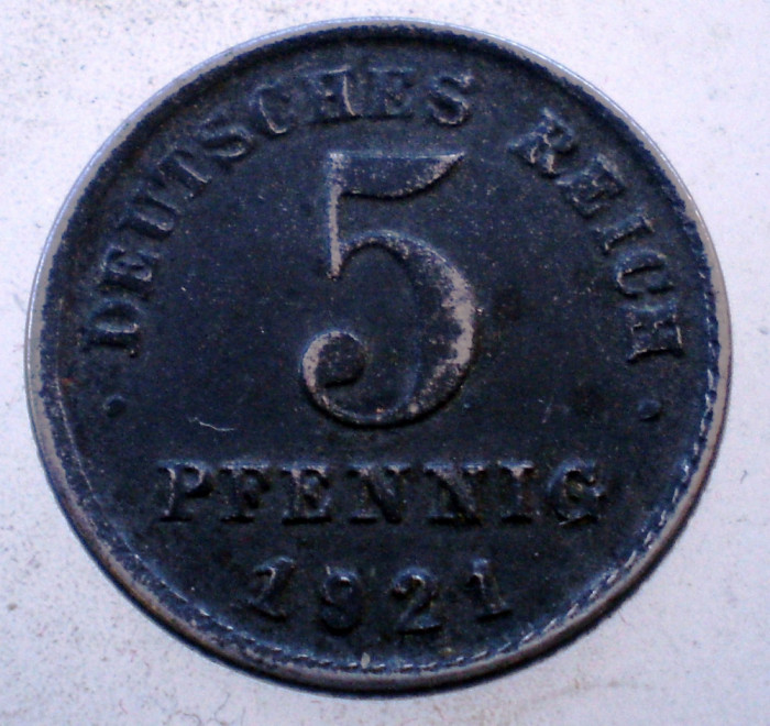 1.258 GERMANIA 5 PFENNIG 1921 G FIER