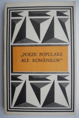 Poezii populare ale romanilor - Vasile Alecsandri foto