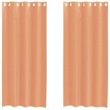 Cumpara ieftin Perdele Voile cu Oelii 2 buc Teracota