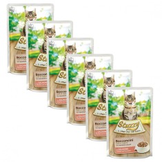 Stuzzy Cat Chunks buca?i de somon in sos 6 x 85 g foto