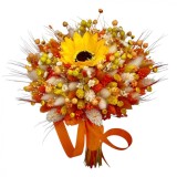 Buchet cu floarea soarelui , personalizabil, ideal pentru nunta traditionala sau cadou, Eventissimi&reg;