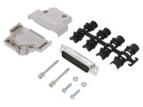 Conector D-Sub 25 PIN Tată Unghi 45&deg; Lipire Gold
