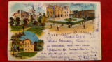Sal. din Romania 1899 Cimpina Pal. Stirbey BUFTA C.P. circ. Perfecta FF RARA, Campina, Circulata, Printata