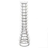 Cumpara ieftin Suport cani metal gri &Oslash; 41x148 cm