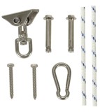 Kit accesorii pentru montare leagan sau hamac cu fixare in tavan sau copac