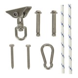 Kit accesorii pentru montare leagan sau hamac cu fixare in tavan sau copac