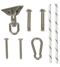 Kit accesorii pentru montare leagan sau hamac cu fixare in tavan sau copac