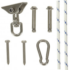 Kit accesorii pentru montare leagan sau hamac cu fixare in tavan sau copac