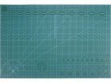 Cumpara ieftin Placa pentru taiere precisa, modelare, fata-verso, cu auto-vindecare A1, 60 x 90 cm, scara clar vizibila, verde