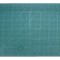 Placa pentru taiere precisa, modelare, fata-verso, cu auto-vindecare A1, 60 x 90 cm, scara clar vizibila, verde