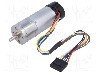 Motor DC, 12V DC, 1.1A, 150rot./min, POLOLU, 34:1 METAL GEARMOTOR 25DX67L MM LP 12V W