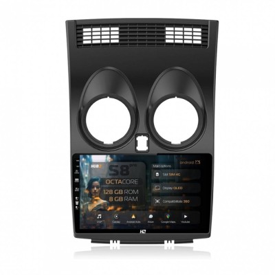 Navigatie Nissan Qashqai (2006-2014) 8GB RAM Android 13 Octacore Slot Sim 4G DSP GPS Wi-FI Carplay Android Auto USB Bluetooth Waze Touchscreen 9 Inch foto