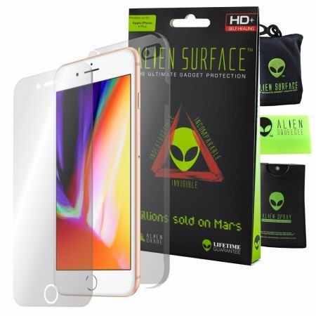 Folie Alien Surface HD, Apple iPhone 8 Plus, protectie ecran, spate, laterale