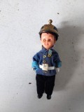 Păpușă suvenir vintage soldat / gardă Hessentag (Weilburg an der Lahn) &ndash; 9 cm
