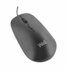 Mouse WELL MU003 USB Negru foto