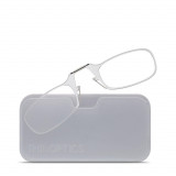 Ochelari de vedere (pentru citit) fara brate, ultra slim, cu etui tip card, transparent, atasare telefon, rame transparente