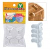 Protecție Colțuri Mobila, Trei Laturi, Transparent, 4 buc