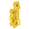 Conector de &Icirc;mbinare Șine 0,14-4mm2 4 Borne Galben TS35