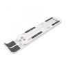 Suport Tableta Birou Pliabil Reglabil MRG M634, Unghi Ajustabil 15-45 Grade, Universal, Antiderapant, Alb