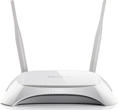 ROUTER TP-LINK wireless. portabil, 3G 300Mbps, 4 porturi 10/100Mbps, compatibl UMTS/HSPA/EVDO, 3G USB modem, 3G/WAN failover, 2T2R, 2.4GHz, 802.11n/g/ foto