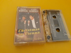 CASETA AUDIO DIONNE WARWICK/PLACIDO DOMINGO-CHRISTMAS IN VIENNA ORIGINALA foto