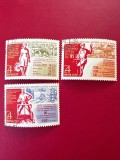 URSS 1970 Plenara din Iulie a CC al PCUS Dezvoltarea Agriculturii Set Complet 3 Timbre MH cu Șarnieră - A301