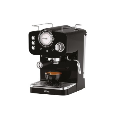 Espressor manual Zilan ZLN2991 Negru,15 Bar, 1.25 l, 1100W, Design Retro foto