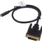 Adaptor USB 3.1 DVI-D către USB C