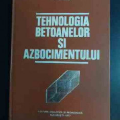 Tehnologia Betoanelor Si Azbocimentului - I. Teoreanu ,542358