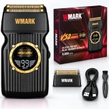 Cumpara ieftin Aparat de Ras Electric Profesional BIRAI&reg; WMARK VS2 Infinite, Shaver cu Folie Dubla, Motor BLDC 9.000 RPM, 3 Viteze Ajustabile, Display LCD, Afisaj LE