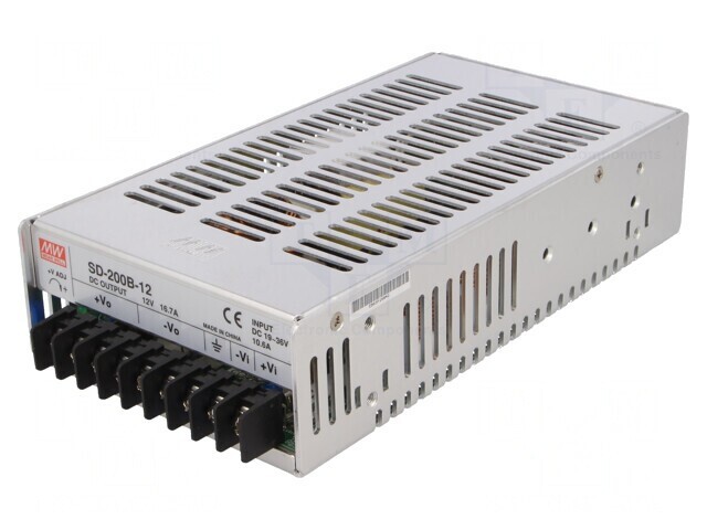 Convertor DC/DC 12V 16.7A 200W